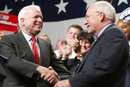 [Cheney + McCain]